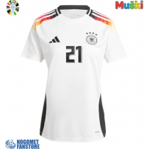 Njemačka Ilkay Gundogan #21 Domaci Dres EP 2024 Kratak Rukav